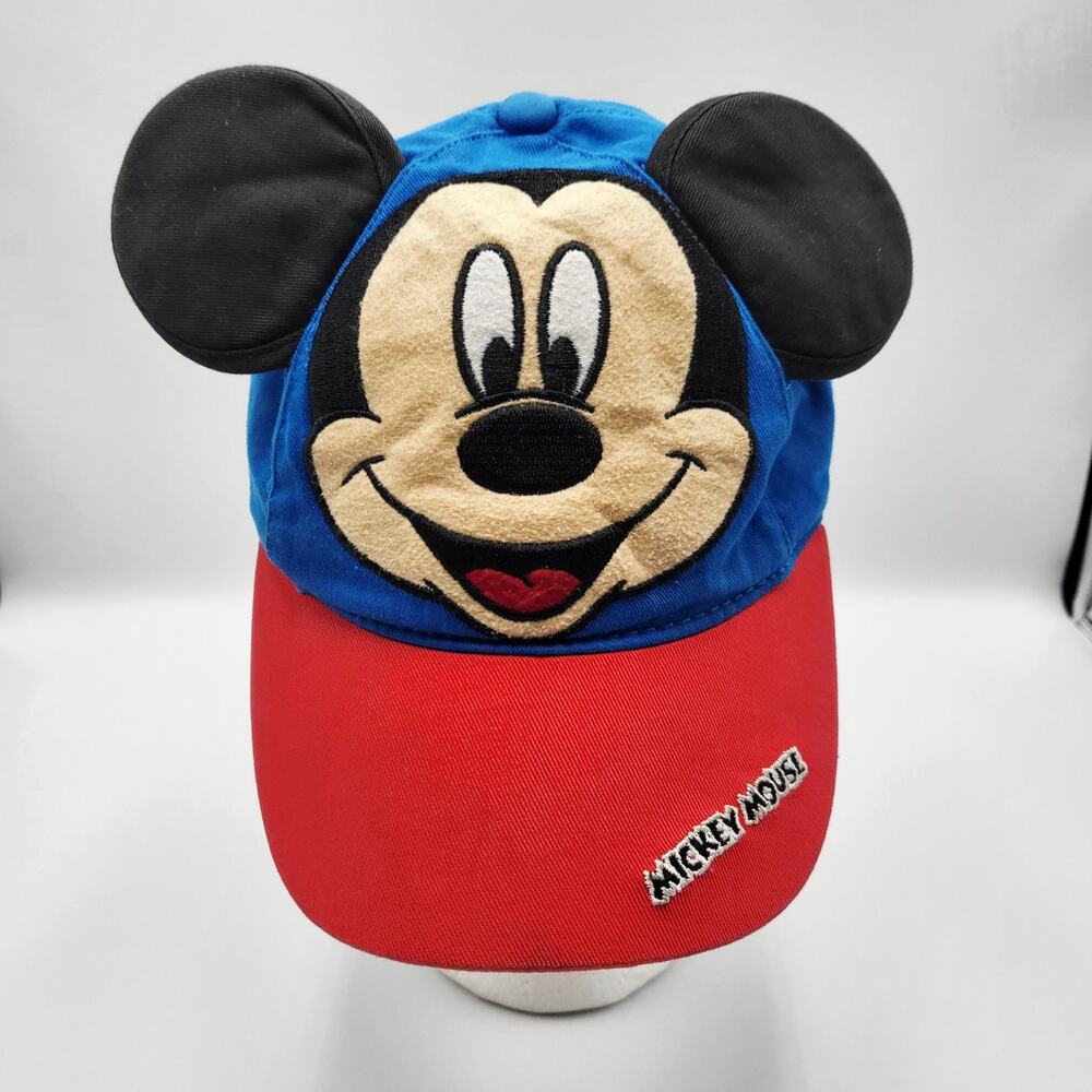 Disney Mickey Mouse 100% Cotton 3D Embroidered Baseball Cap Unisex Youth
